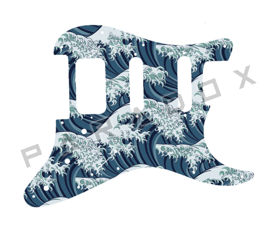 Custom Pickguard For 2023 - 2024 Made in Indonesia Squier by Fender Sonic Stratocaster HSS