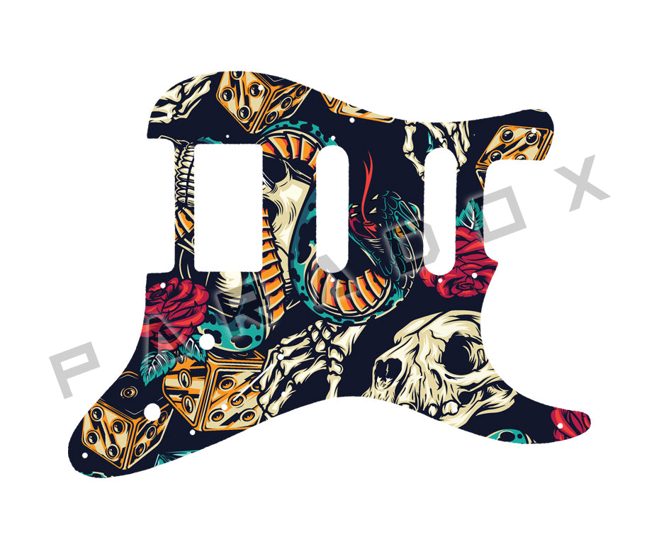 Custom Pickguard For 1980 Schecter Made in America Super Strat
