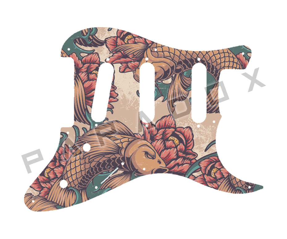Custom Pickguard For 2021 Made in Indonesia Squier By Fender Short Scale Stratocaster