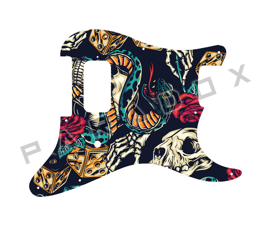 Custom Pickguard For 2023 - 2025 Made In Indonesia Squier Sonic Stratocaster HT Tom DeLonge