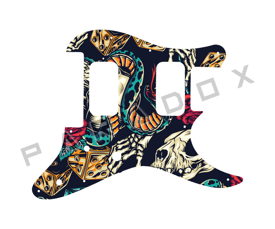 Custom Pickguard For 2022 - 2024 Made in Korea Schecter Sun Valley Super Shredder FR