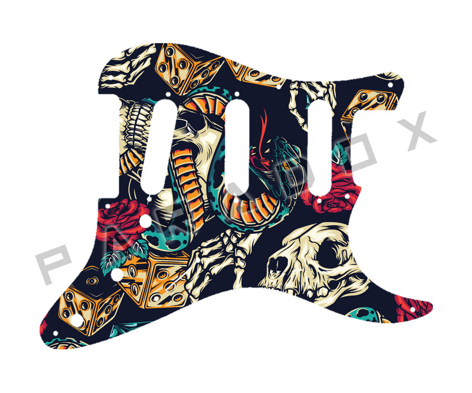 Custom Pickguard For 2018 - 2019 Made in America Fender Custom Shop Limited Edition Roasted Tomatillo Stratocaster Relic 8-hole