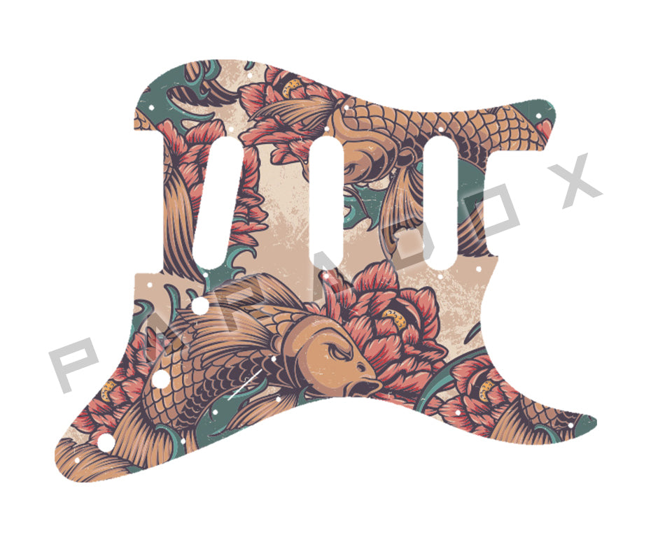 Custom Pickguard For 2019 - 2024 Made in America Fender ultra Stratocaster SSS