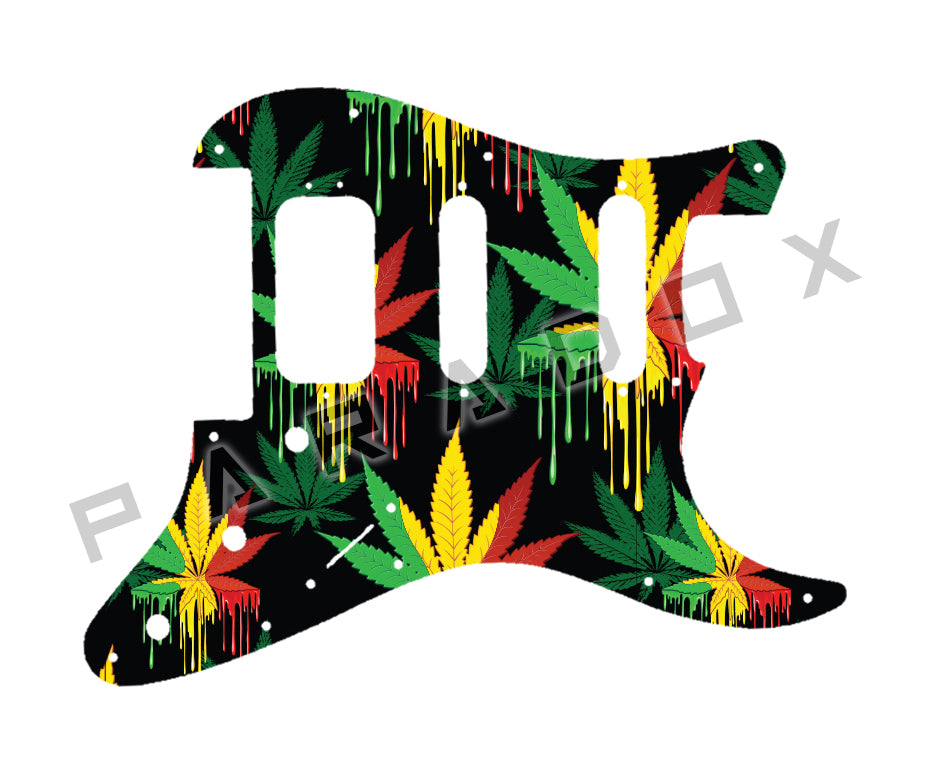 Custom Pickguard For 2021 - 2024 Made in America Fender American Ultra Luxe Stratocaster HSS Floyd Rose