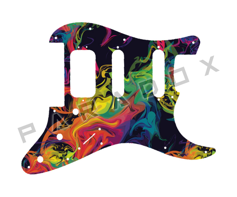 Custom Pickguard For 2021 - 2024 Made in America Fender American Ultra Luxe Stratocaster HSS Floyd Rose