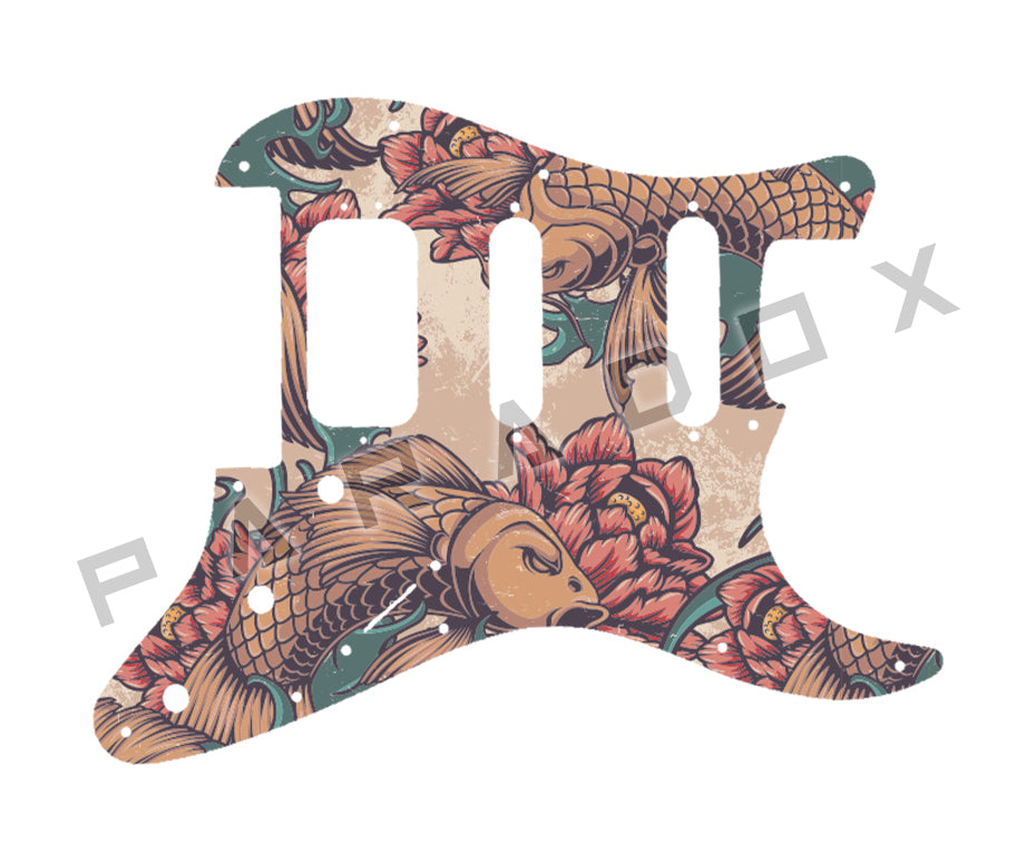 Custom Pickguard For 2021 - 2024 Made in America Fender American Ultra Luxe Stratocaster HSS Floyd Rose