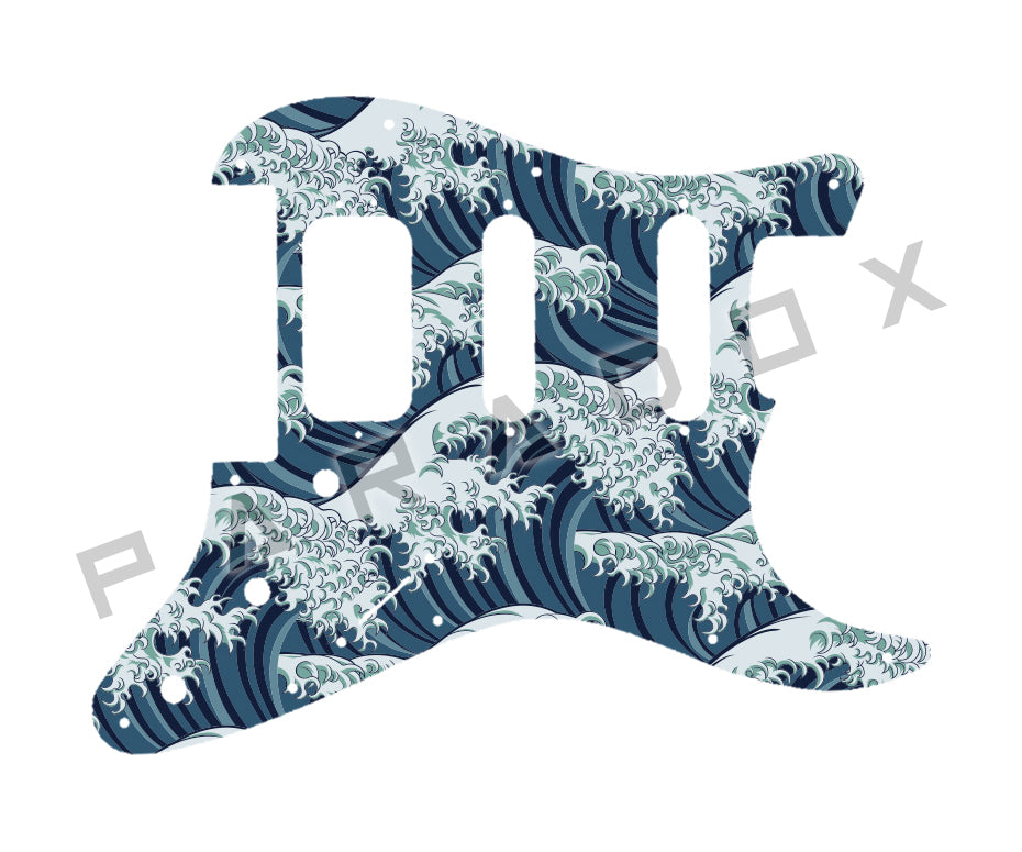 Custom Pickguard For 2021 - 2024 Made in America Fender American Ultra Luxe Stratocaster HSS Floyd Rose