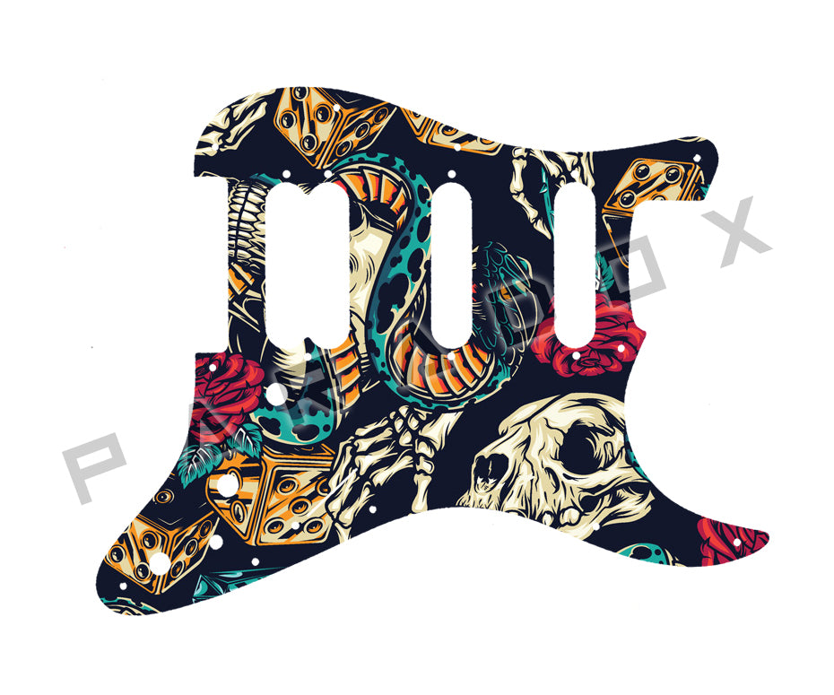 Custom Pickguard For 1990 - 1998 Made in America Fender Stratocaster Ultra