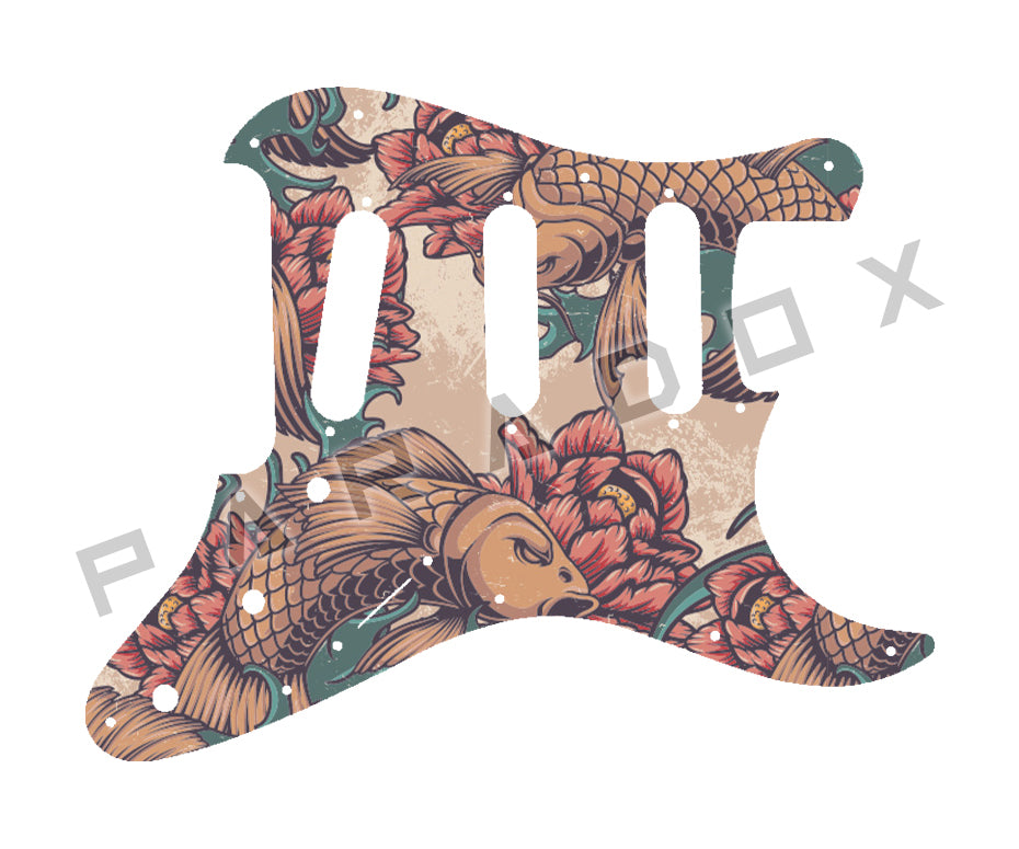 Custom Pickguard For 1987 - 1993 Made in Japan Fender ST-XII 12-String Stratocaster