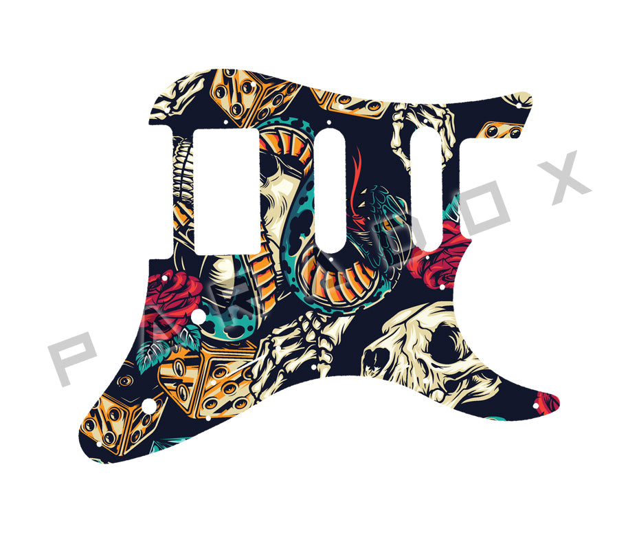 Custom Pickguard For 2010 - 2025 Made in Taiwan Yamaha PAC012 Pacifica HSS