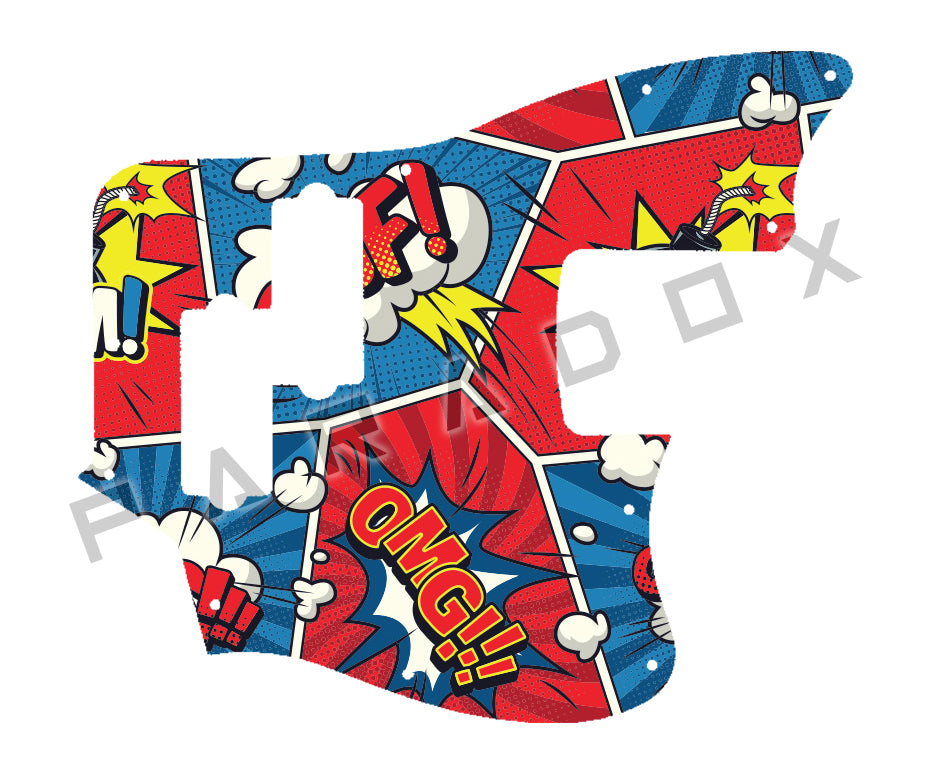 Custom Pickguard For 2012-2018 Made in China Squier By Fender Vintage Modified Jaguar Bass Special Short Scale