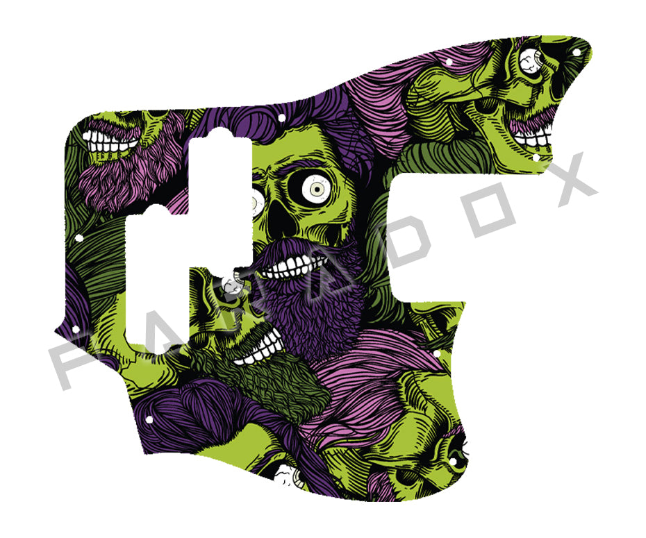 Custom Pickguard For 2012-2018 Made in China Squier By Fender Vintage Modified Jaguar Bass Special Short Scale