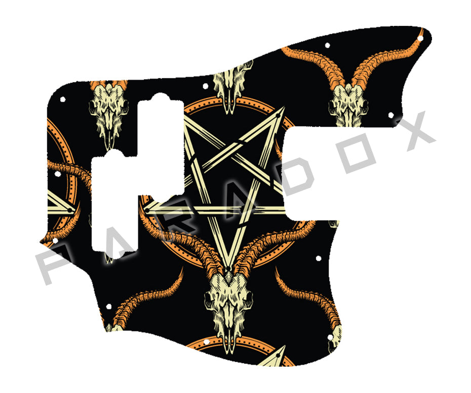 Custom Pickguard For 2012-2018 Made in China Squier By Fender Vintage Modified Jaguar Bass Special Short Scale