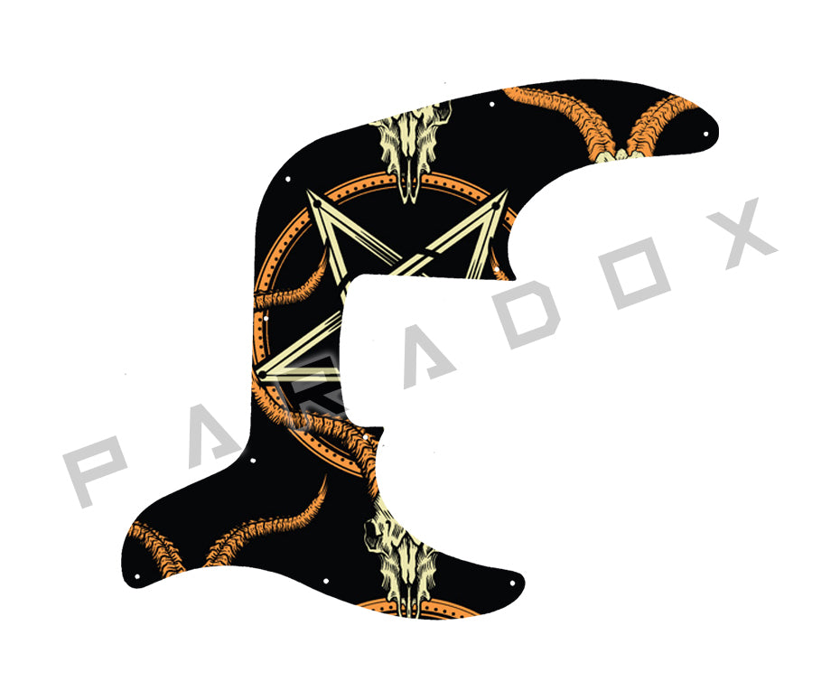 Custom Pickguard For 2024 - 2025 Made in Indonesia Jackson Pro Series Adam Blackstone Signature "Gladys" Concert Bass