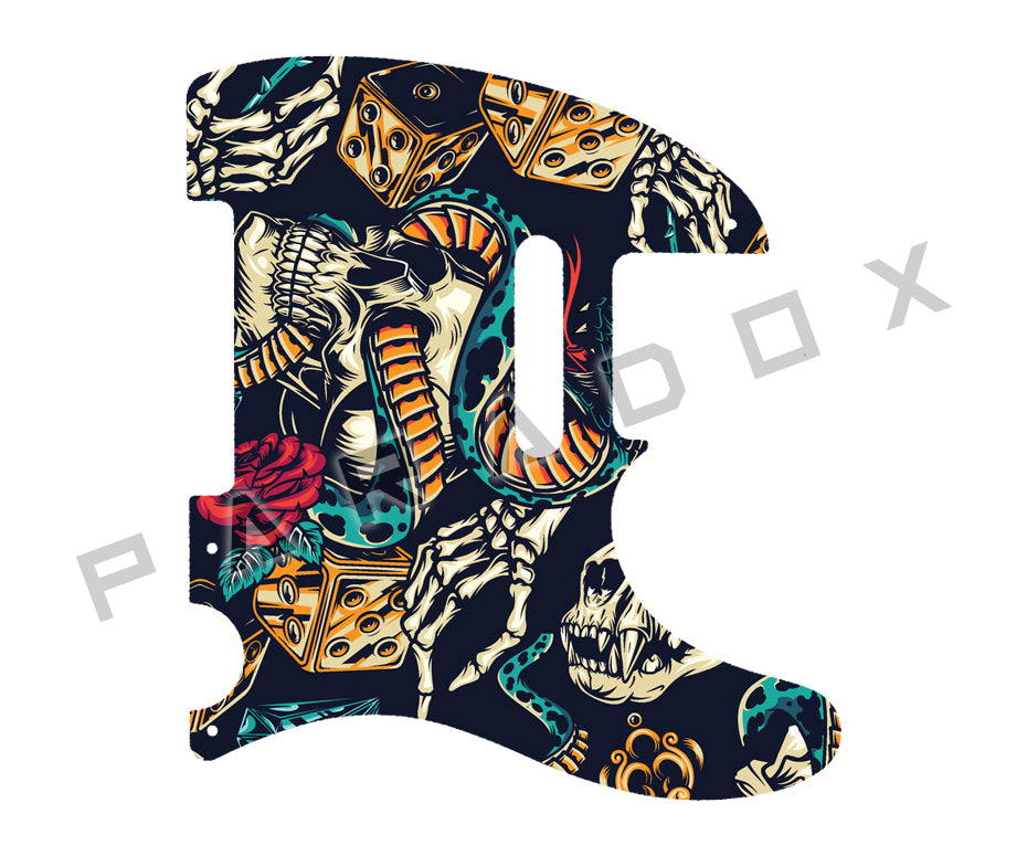 Custom Pickguard For 2014 - 2018 Made in Mexico Fender Classic Series '50s Telecaster