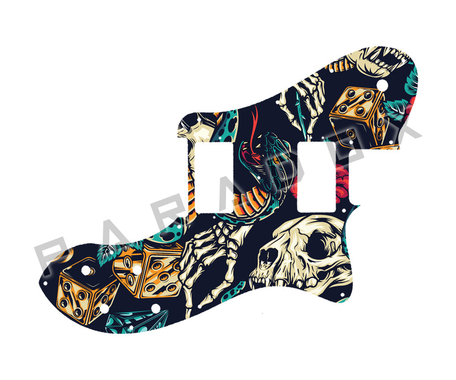 Custom Pickguard For 2020 - 2024 Made in America Fender American Professional II Telecaster Deluxe