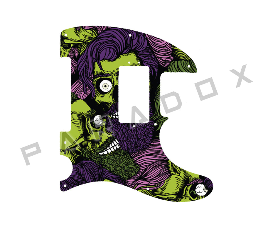 Custom Pickguard For 2021 - 2025 Made in America Fender American Ultra Luxe Telecaster Floyd Rose HH