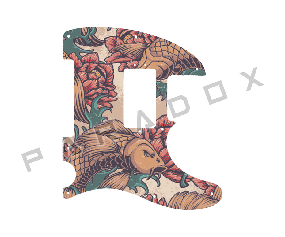 Custom Pickguard For 2021 - 2025 Made in America Fender American Ultra Luxe Telecaster Floyd Rose HH
