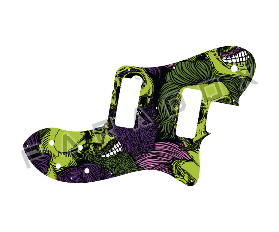 Custom Pickguard For 2010 - 2012 Made in Mexico Fender Classic Player Telecaster Deluxe Black Dove