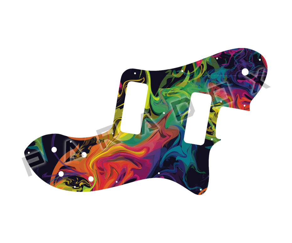 Custom Pickguard For 2010 - 2012 Made in Mexico Fender Classic Player Telecaster Deluxe Black Dove