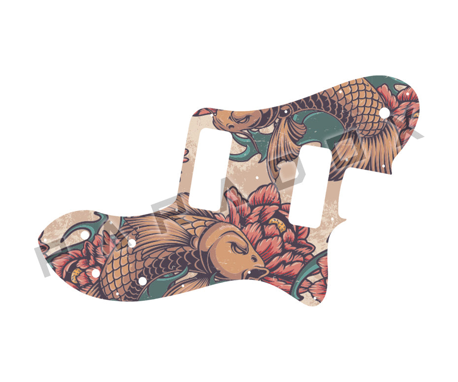 Custom Pickguard For 2010 - 2012 Made in Mexico Fender Classic Player Telecaster Deluxe Black Dove