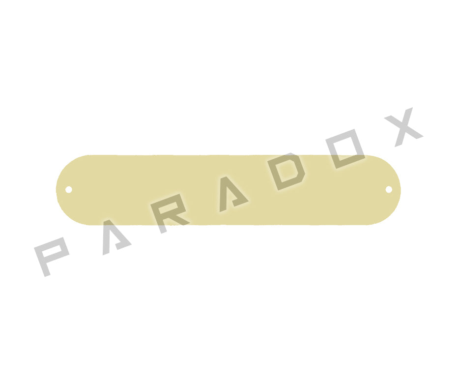 Custom Cavity Cover For Made in America Fender Cabronita Guitar 1.266" X 6.263"