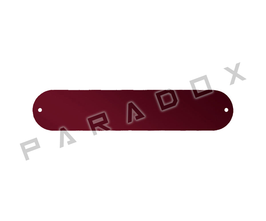 Custom Cavity Cover For Made in America Fender Cabronita Guitar 1.266" X 6.263"