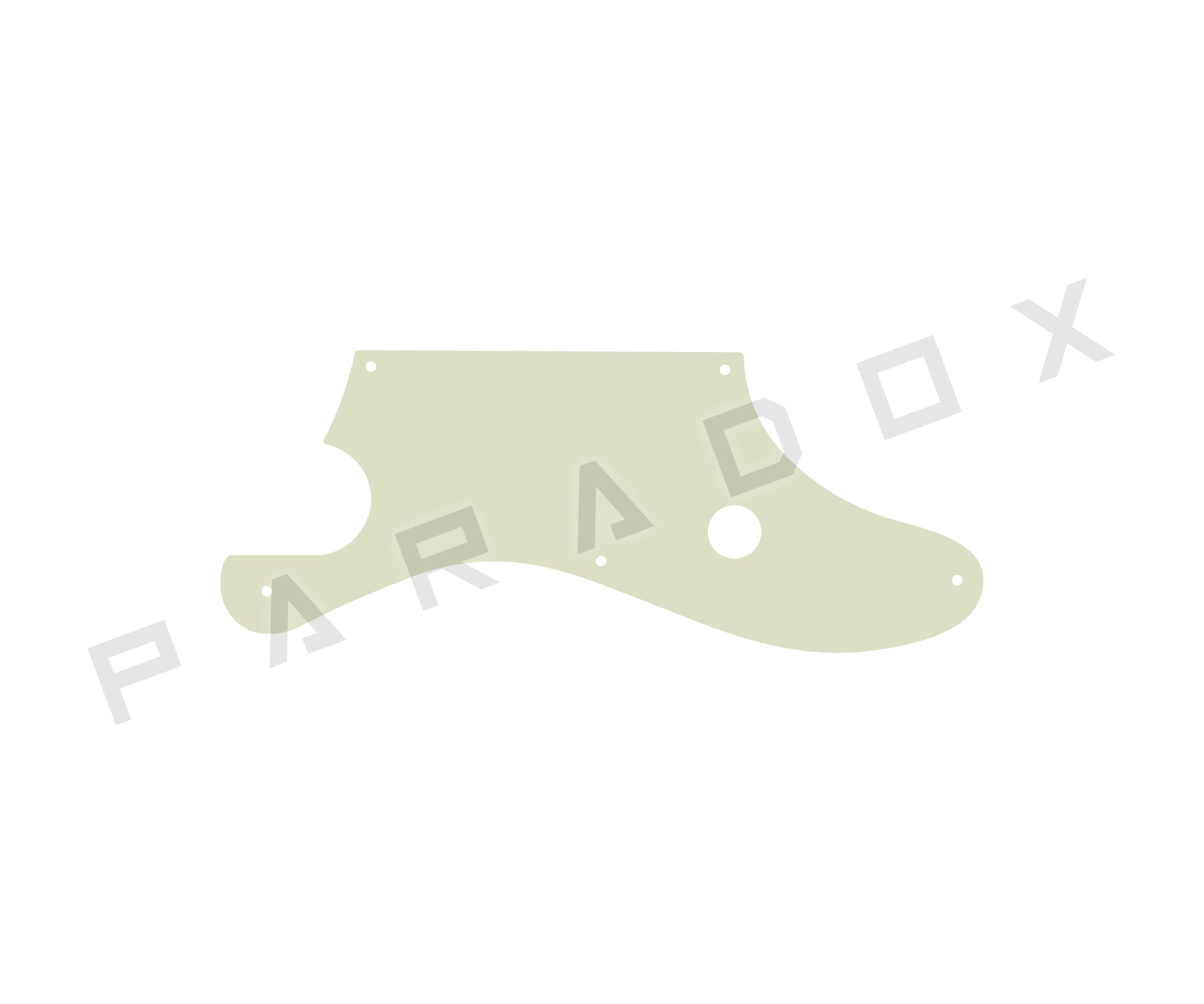 Custom Pickguard For 2024 - 2025 Made in America Fender Jack White Signature Triplecaster