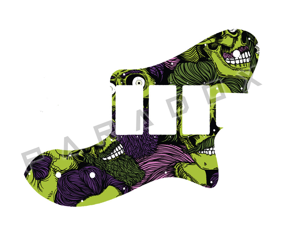 Custom Pickguard For 2007 - 2016 Made in Mexico John 5 Artist Series Signature Triple Tele Deluxe