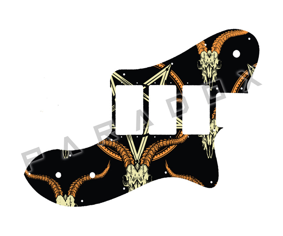 Custom Pickguard For 2007 - 2016 Made in Mexico John 5 Artist Series Signature Triple Tele Deluxe