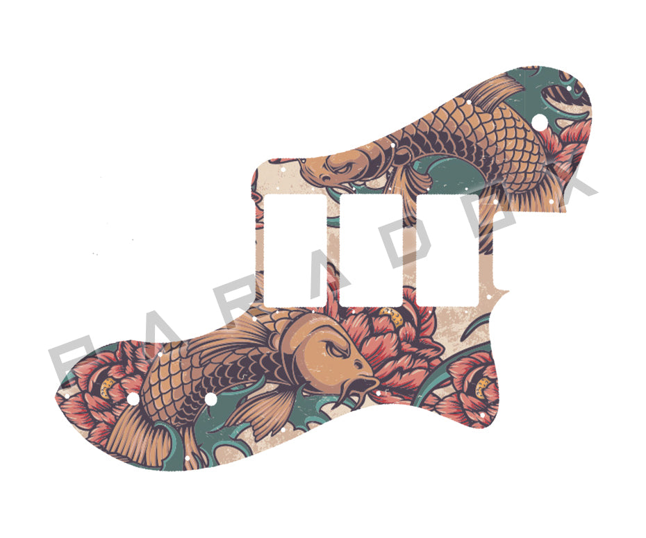 Custom Pickguard For 2007 - 2016 Made in Mexico John 5 Artist Series Signature Triple Tele Deluxe
