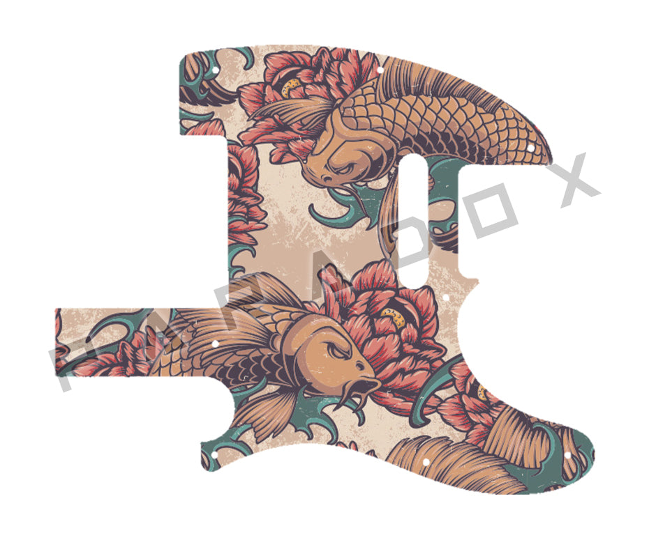 Custom Pickguard For 2019 Made in America Fender Jimmy Page Dragon Telecaster