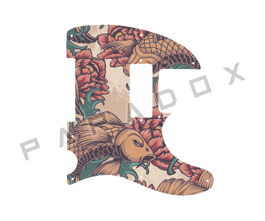 Custom Pickguard For 2018 Sublime Guitars J-Hawk Telecaster Deluxe