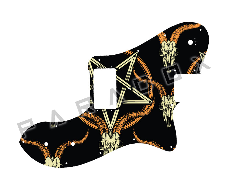 Custom Pickguard For 2023 - 2024 Made in China Squier by Fender Paranormal Esquire Deluxe