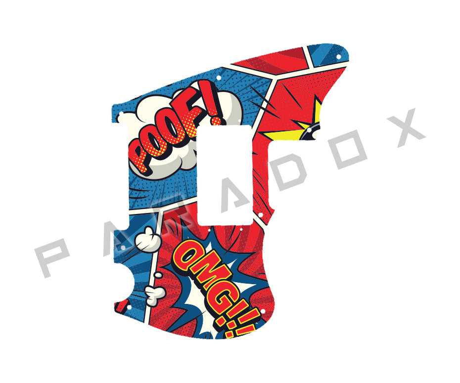 Custom Pickguard For 2022 - 2024 Made in China Squier by Fender Paranormal Offset Telecaster SH