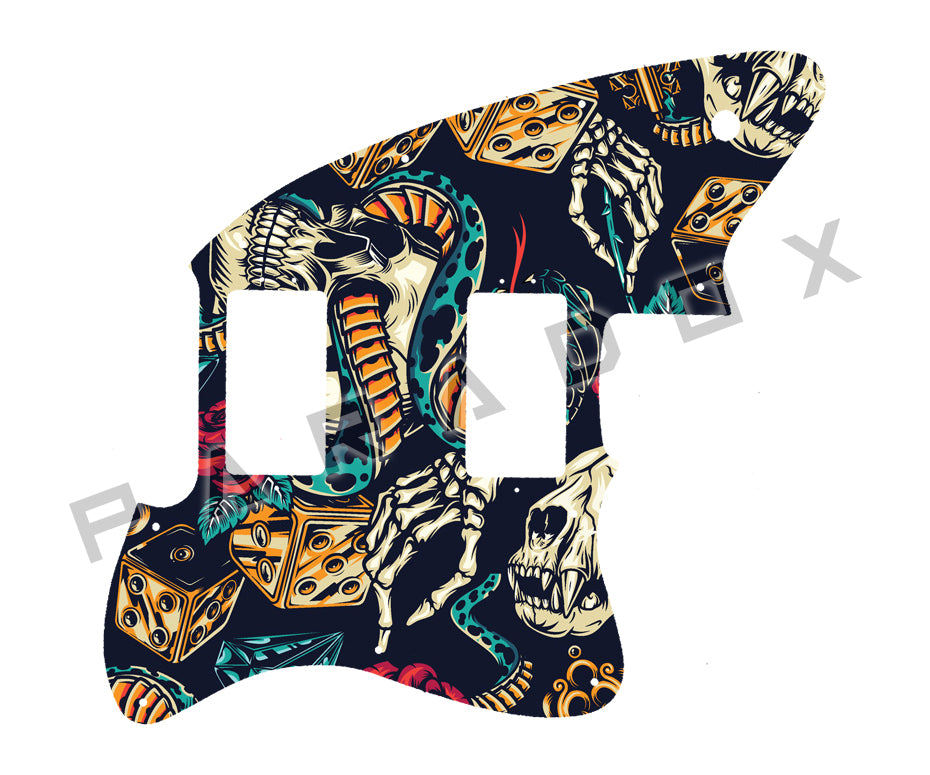 Custom Pickguard For 1998 - 2006 Made in Mexico Fender Deluxe Series Toronado