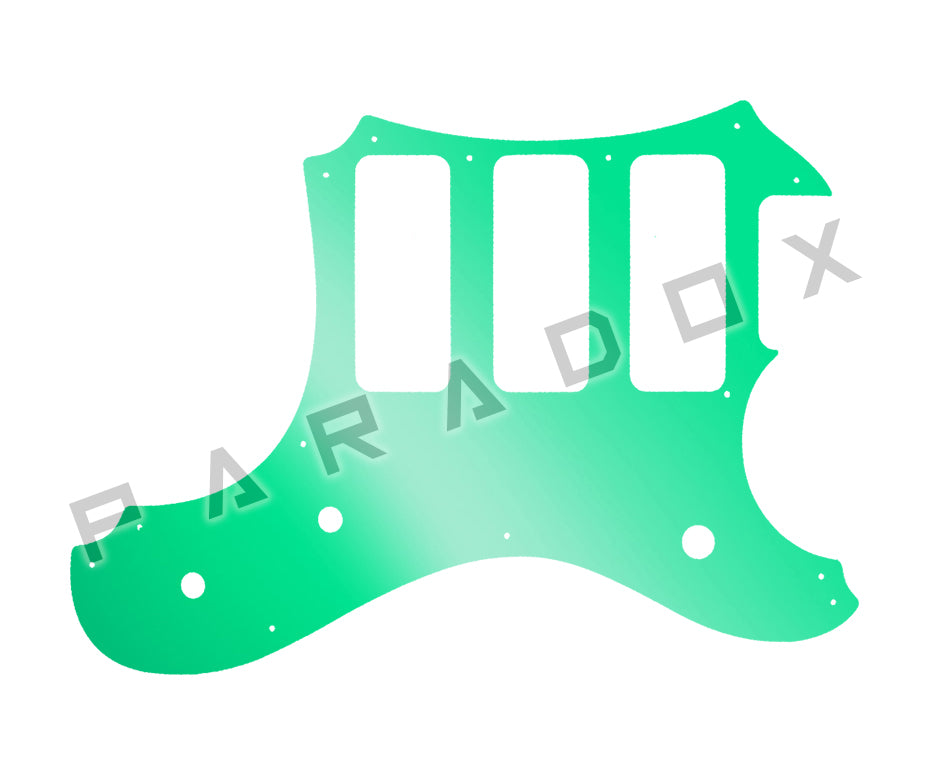 Custom Pickguard For 2016 Made in America Veritas Portlander 3 P90 oversized on bass side