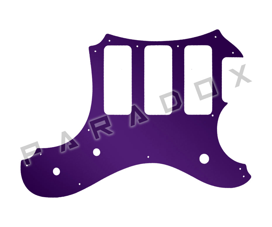 Custom Pickguard For 2016 Made in America Veritas Portlander 3 P90 oversized on bass side