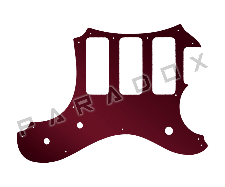 Custom Pickguard For 2016 Made in America Veritas Portlander 3 P90 oversized on bass side