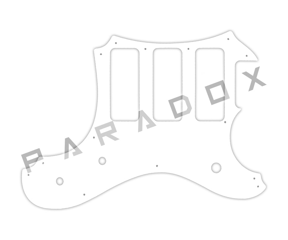 Custom Pickguard For 2016 Made in America Veritas Portlander 3 P90 oversized on bass side
