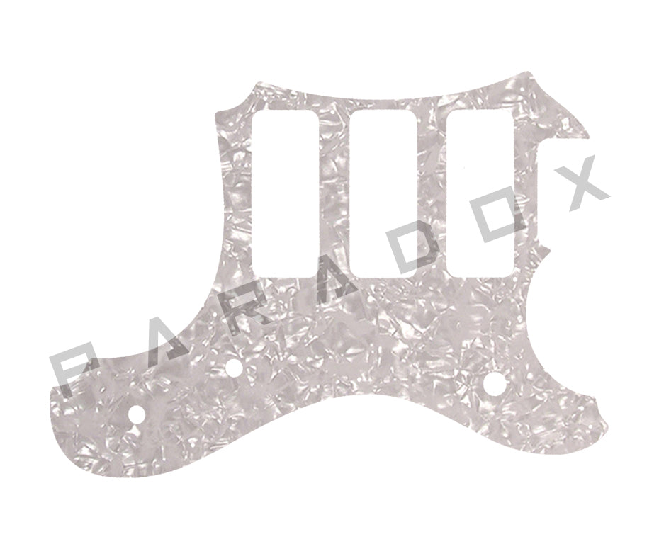 Custom Pickguard For 2016 Made in America Veritas Portlander 3 P90 oversized on bass side
