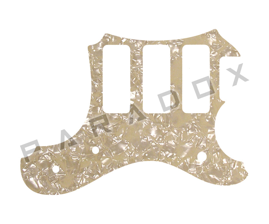 Custom Pickguard For 2016 Made in America Veritas Portlander 3 P90 oversized on bass side