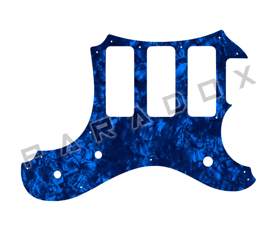 Custom Pickguard For 2016 Made in America Veritas Portlander 3 P90 oversized on bass side