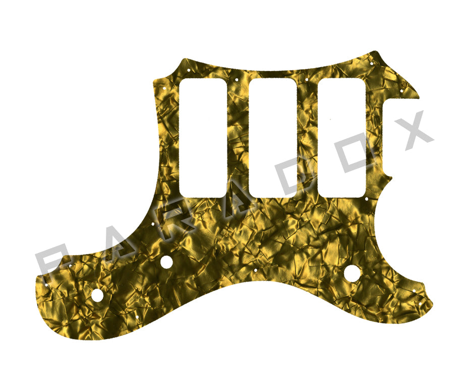Custom Pickguard For 2016 Made in America Veritas Portlander 3 P90 oversized on bass side
