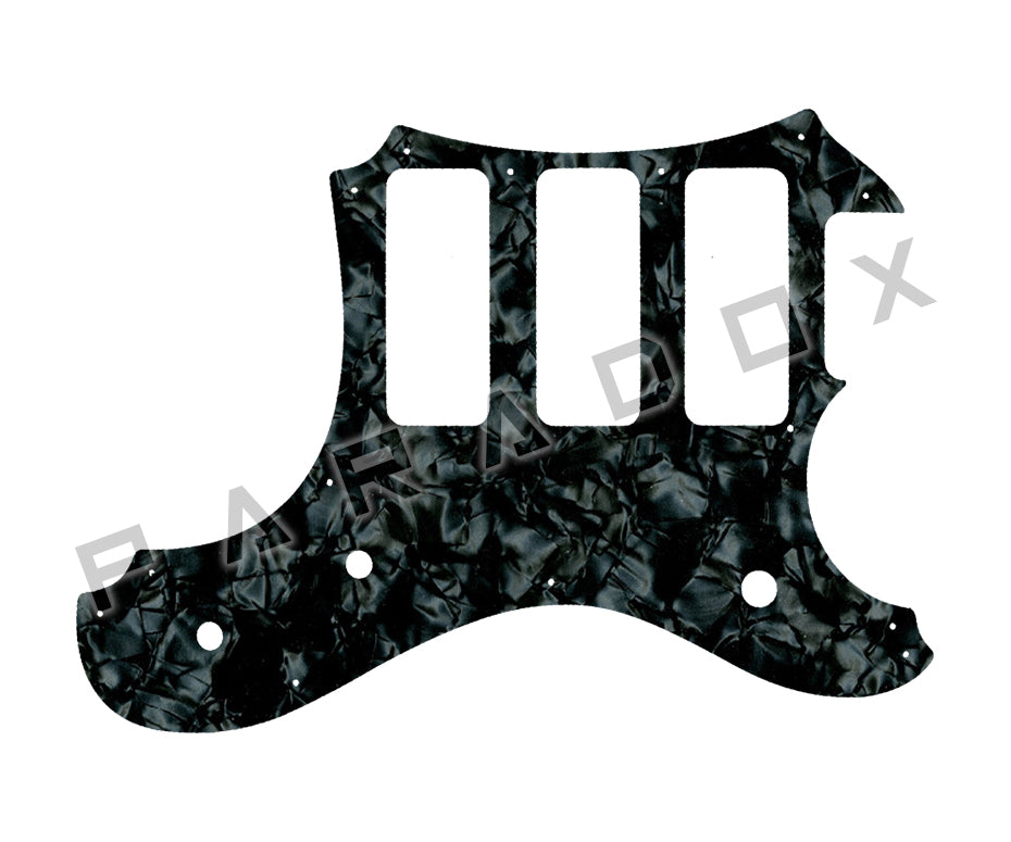 Custom Pickguard For 2016 Made in America Veritas Portlander 3 P90 oversized on bass side