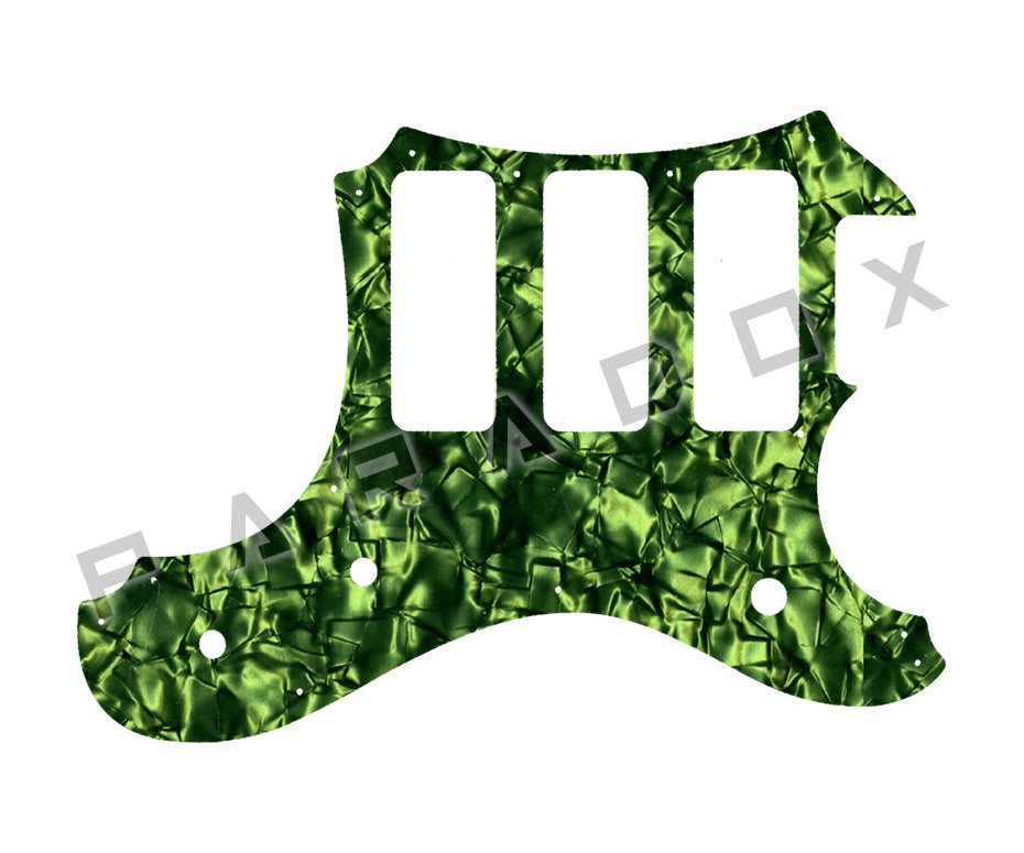 Custom Pickguard For 2016 Made in America Veritas Portlander 3 P90 oversized on bass side