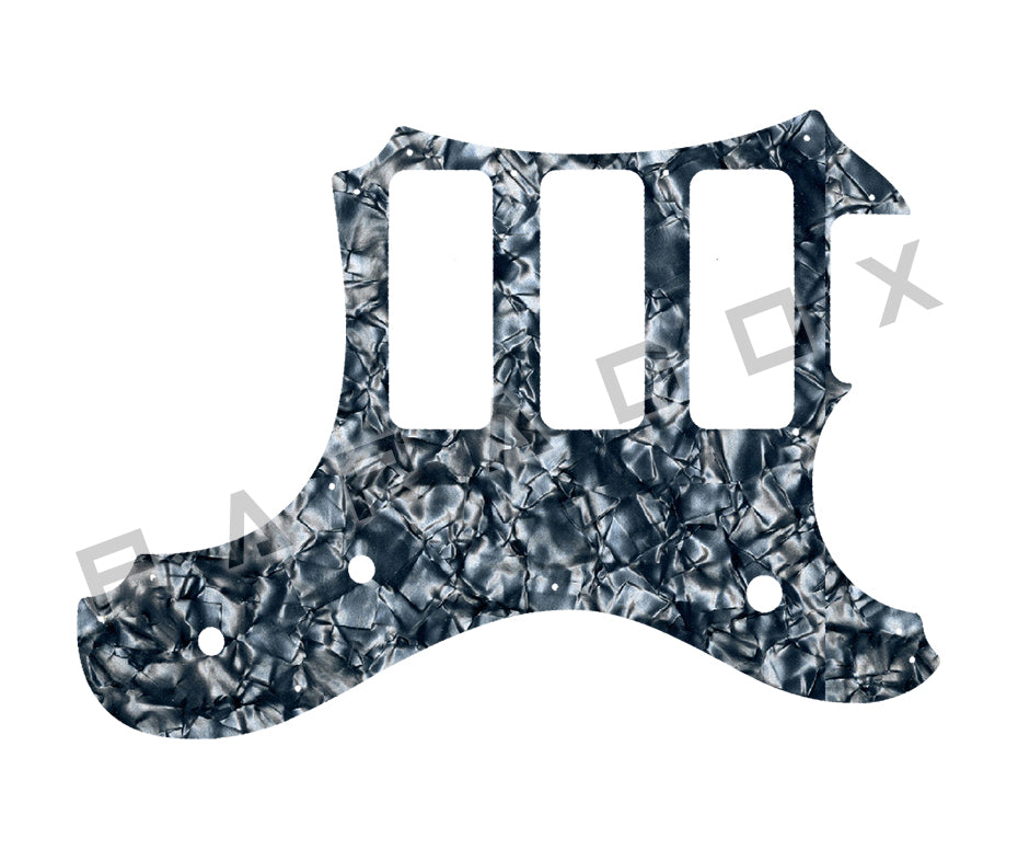 Custom Pickguard For 2016 Made in America Veritas Portlander 3 P90 oversized on bass side