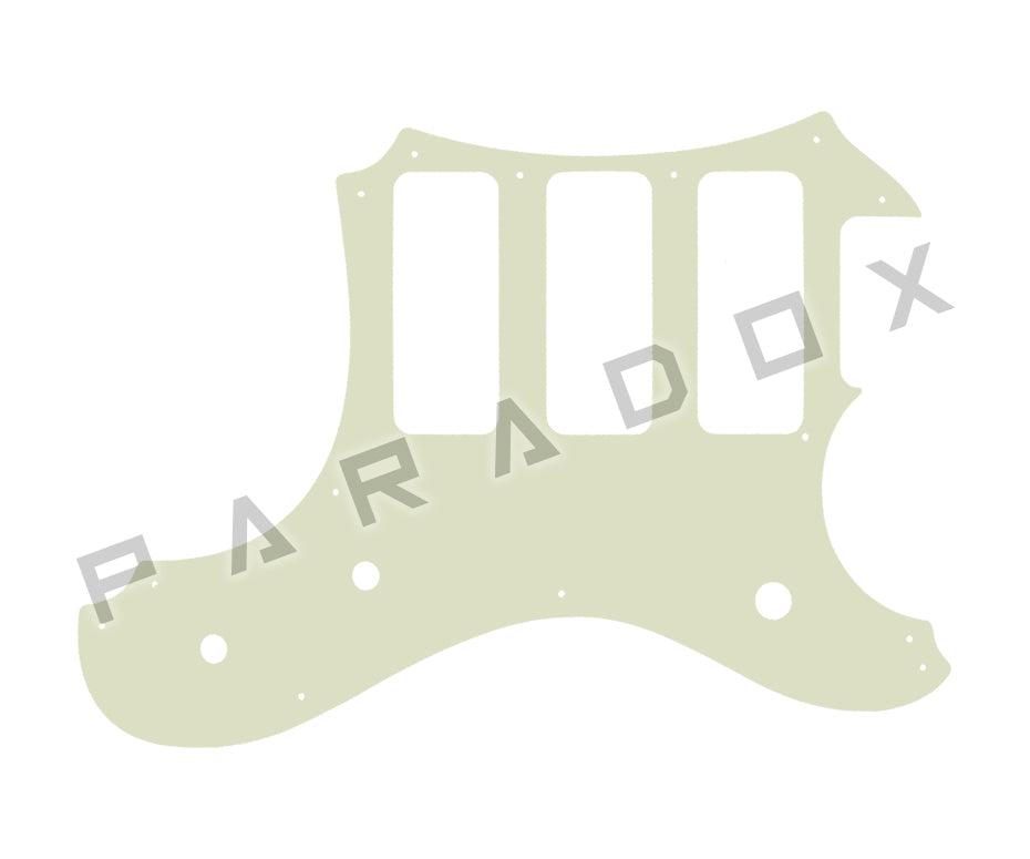 Custom Pickguard For 2016 Made in America Veritas Portlander 3 P90 oversized on bass side