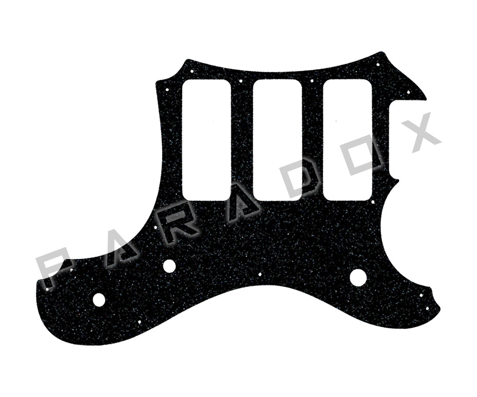 Custom Pickguard For 2016 Made in America Veritas Portlander 3 P90 oversized on bass side