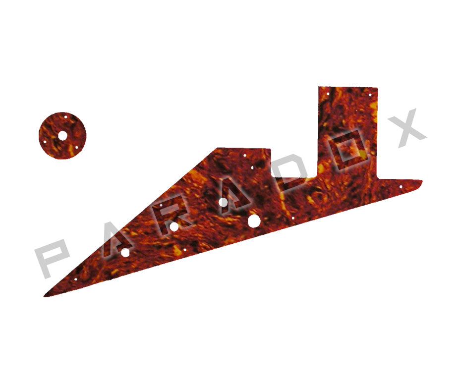 Custom Pickguard For 2008 Made in America Gibson Custom Shop 50th Anniversary Korina Flying V